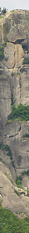 The 575 metre high rock of Agios Stefanos monstery, Meteora, Greece at The Cheshire Cat Blog The 575 metre high rock of Agios Stefanos monstery, Meteora, Greece at The Cheshire Cat Blog