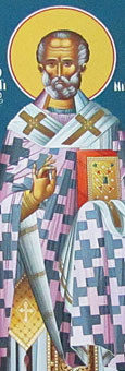 Icon of Agios Nikolaos in Kalambaka, Meteora at The Cheshire Cat Blog Icon of Agios Nikolaos in Kalambaka, Meteora at The Cheshire Cat Blog