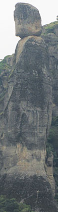 Precipitous rocks, Meteora at The Cheshire Cat Blog