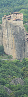 Roussanou monastery, Meteora, Greece at The Cheshire Cat Blog