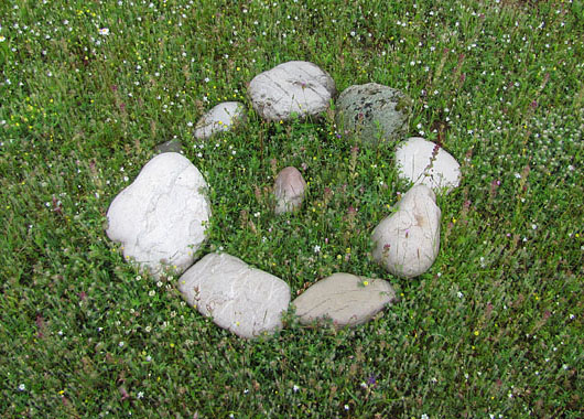 Mysterious stone circle in Meteora, Greece at The Cheshire Cat Blog