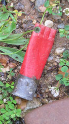Spent shotgun cartridge in Meteora, Greece at The Cheshire Cat Blog Spent shotgun cartridge in Meteora, Greece at The Cheshire Cat Blog