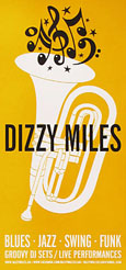 Poster for Dizzy Miles jazz club, Pangrati, Athens, Greece at The Cheshire Cat Blog Poster for Dizzy Miles jazz club, Pangrati, Athens, Greece at The Cheshire Cat Blog