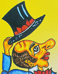 Karageozis, the star of the traditional Greek shadow puppet theatre at The Cheshire Cat Blog Karageozis, the star of the traditional Greek shadow puppet theatre at The Cheshire Cat Blog