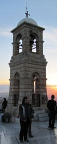 The bell-tower of Saint George's chapel, on Lykavittos Hill, Athens, Greece at The Cheshire Cat Blog