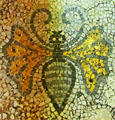 Bee mosaic in Heinrich Schlemann's mansion, "Iliou Melathron", now the Numismatic Museum, Athens, Greece at The Cheshire Cat Blog Bee mosaic in Heinrich Schlemann's mansion, "Iliou Melathron", now the Numismatic Museum, Athens, Greece at The Cheshire Cat Blog