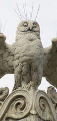 Statue of Athena's owl, the Academy of Sciences, Athens, Greece at The Cheshire Cat Blog Statue of Athena's owl, the Academy of Sciences, Athens, Greece at The Cheshire Cat Blog