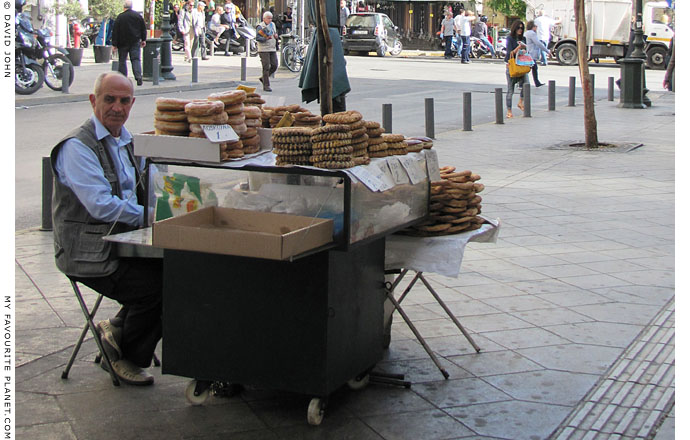 Pastry vendor, Athinas Street, central Athens at The Cheshire Cat Blog Pastry vendor, Athinas Street, central Athens at The Cheshire Cat Blog