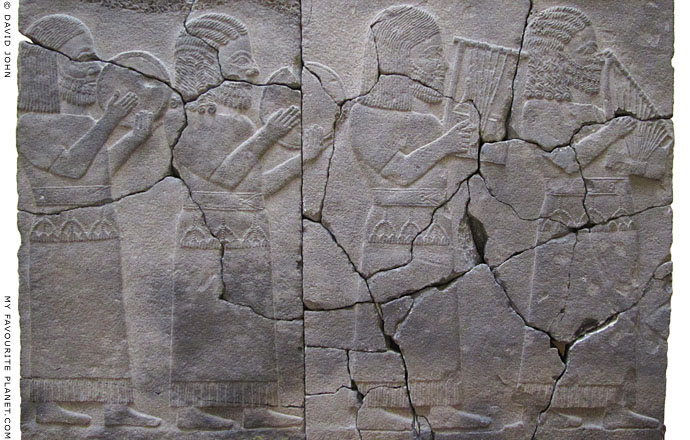 Late Hittite basalt relief depicting musicians, 8th century BC at The Cheshire Cat Blog