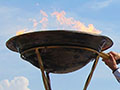 The Olympic flame continues its journey through Thessaloniki, Greece at The Cheshire Cat Blog