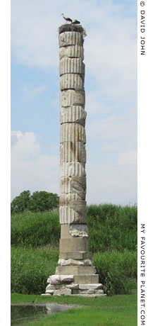 The last standing column of the Great Temple of Artemis in Ephesus, Selcuk, Turkey The last standing column of the Great Temple of Artemis in Ephesus, Selcuk, Turkey