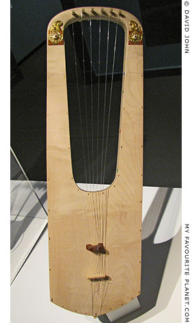 Replica of the Sutton Hoo Lyre in the Pergamon Museum, Berlin