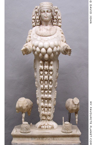 Statue of Ephesian Artemis in the Ephesus Museum, Selçuk, Turkey