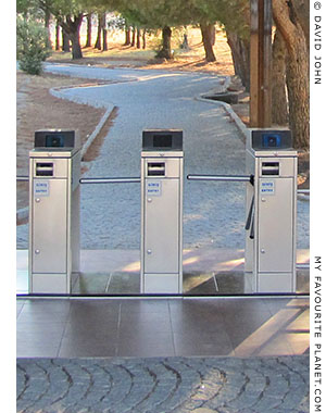 Turnstiles at the entrance to the Asclepieion, Pergamon, Turkey