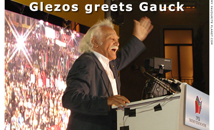 Glezos greets Gauck at The Cheshire Cat Blog Glezos greets Gauck at The Cheshire Cat Blog