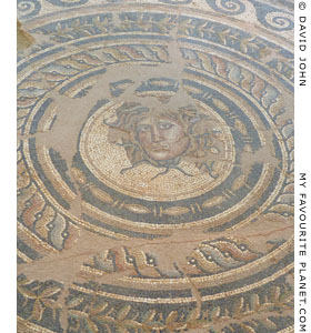 The Medusa mosaic from the Villa of Dionysos, Dion, Macedonia, Greece at The Cheshire Cat Blog