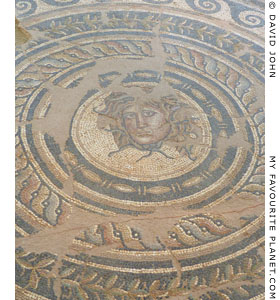 The Medusa mosaic from the Villa of Dionysos, Dion, Macedonia, Greece at The Cheshire Cat Blog