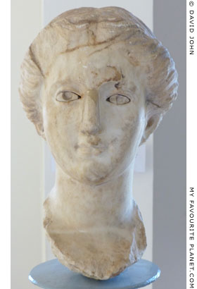 Head of Nike, Dion Archaeological Museum, Macedonia, Greece at The Cheshire Cat Blog