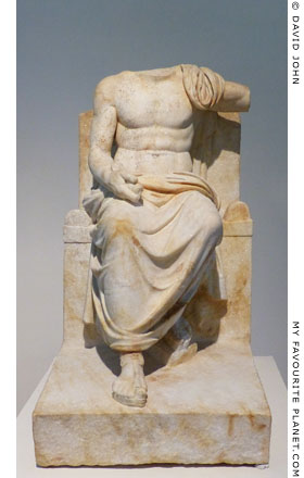 Statue of Zeus Hypsistos in Dion Archaeological Museum at The Cheshire Cat Blog