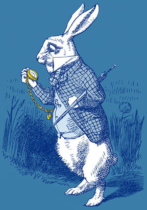 The White Rabbit after Sir John Tenniel at The Mysterious Edwin Drood's Column The White Rabbit after Sir John Tenniel at The Mysterious Edwin Drood's Column