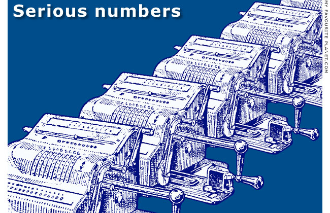 Serious numbers at the Mysterious Edwin Drood's Column Serious numbers at the Mysterious Edwin Drood's Column