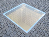 memorial to the Nazi book-burning in 1933 on Bebelplatz, Berlin