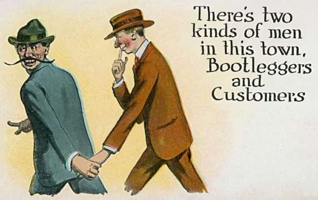 There's two kinds of men in this town, Bootleggers and Customers at The Mysterious Edwin Drood's Column