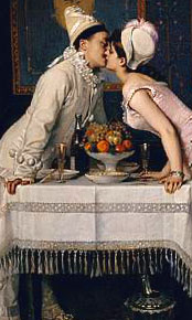 Le Baiser by August Toulmouche at the Mysterious Edwin Drood's Column Le Baiser by August Toulmouche at the Mysterious Edwin Drood's Column
