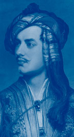 Lord Byron in Albanian costume at the Mysterious Edwin Drood's Column