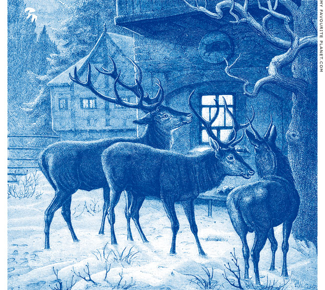 Surveillance by Christmas deer in the Euro Zone at the Mysterious Edwin Drood's Column Surveillance by Christmas deer in the Euro Zone at the Mysterious Edwin Drood's Column