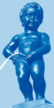 Manneken Pis, Brussels, Belgium at the Mysterious Edwin Drood's Column Manneken Pis, Brussels, Belgium at the Mysterious Edwin Drood's Column