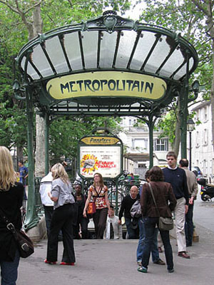 Abbesses Metro station, Paris at My Favourite Planet