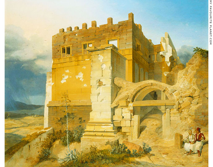 The Propylaea and the Pedestal of Agrippa, Acropolis, Athens by Carl Wilhelm von Heideck The Propylaea and the Pedestal of Agrippa, Acropolis, Athens by Carl Wilhelm von Heideck