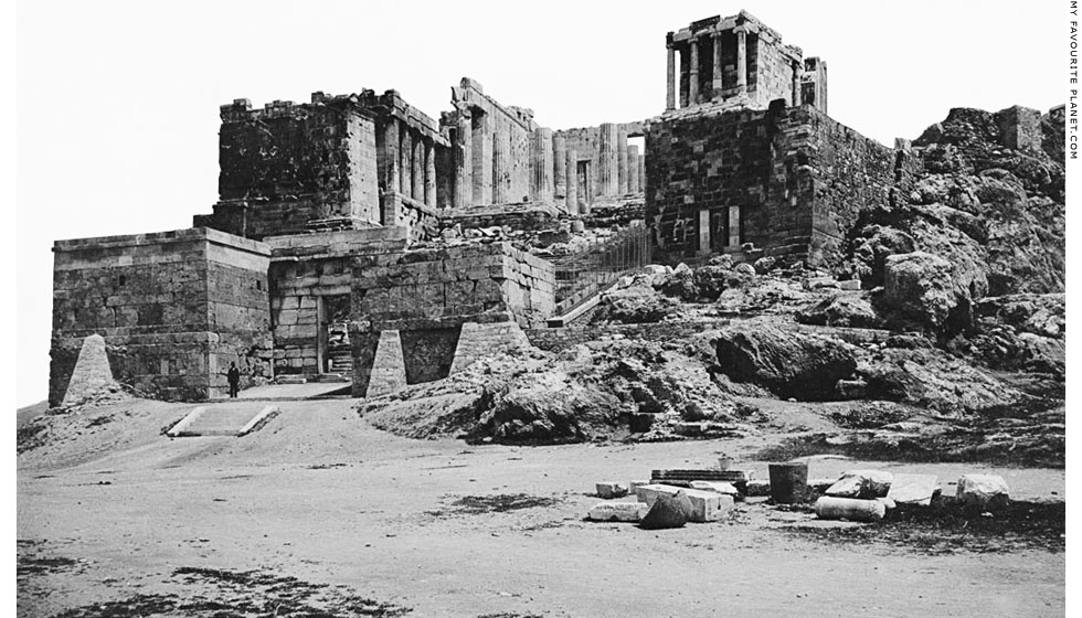 The Propylaia of the Athens Acropolis in 1893 at My Favourite Planet