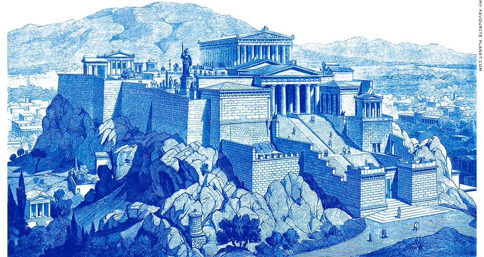 Reconstruction of the Acropolis, Athens at My Favourite Planet