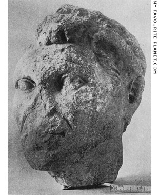 A marble head, perhaps a portrait of Ariobarzanes II of Cappadocia at My Favourite Planet