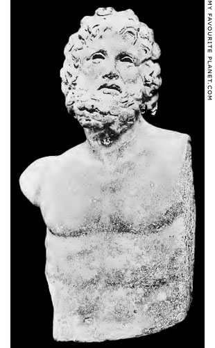 Part of a marble statue of Asklepios found in Piraeus at My Favourite Planet Part of a marble statue of Asklepios found in Piraeus at My Favourite Planet