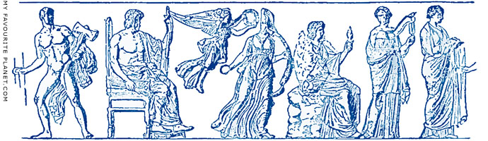 The birth of Athena Madrid relief The birth of Athena Madrid relief