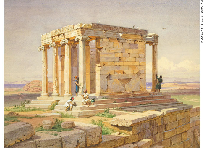 The Temple of Athena Nike by Werner Carl-Friedrich