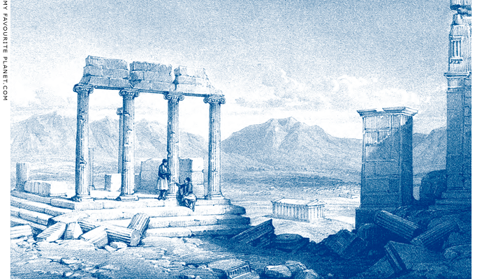 The Temple of Athena Nike in 1836 at My Favourite Planet The Temple of Athena Nike in 1836 at My Favourite Planet