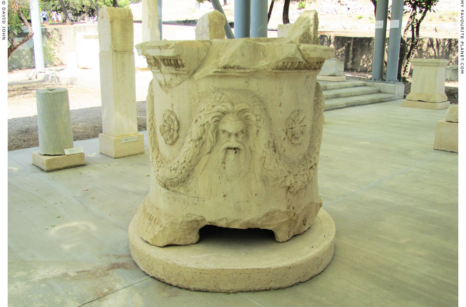 An altar from the Sanctuary of Dionysos Eleuthereos at My Favourite Planet