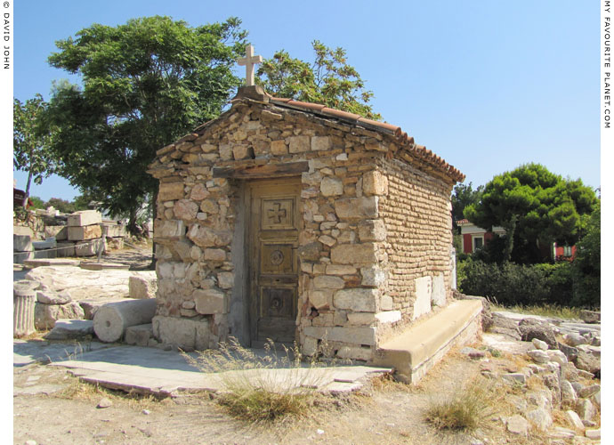 The chapel of Saint George Alexandrinos below the Choragic Monument of Thrasyllos at My Favourite Planet The chapel of Saint George Alexandrinos below the Choragic Monument of Thrasyllos at My Favourite Planet
