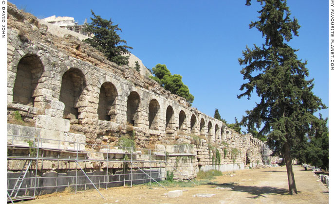 The Stoa of Eumenes, Athens, Greece at My Favourite Planet