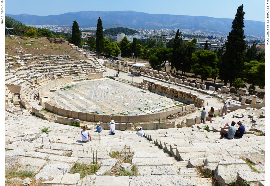 Cavea and stage of the Theatre of Dionysos at My Favourite Planet