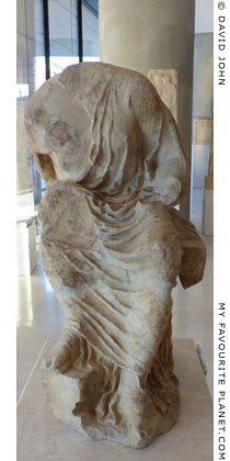 Statue of a seated goddess from the Athenian Acropolis at My Favourite Planet