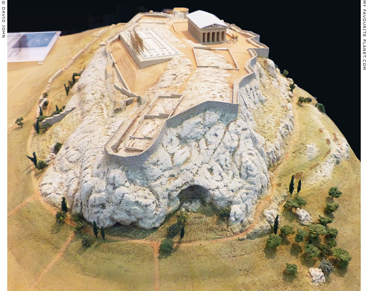 Acropolis model, east side at My Favourite Planet