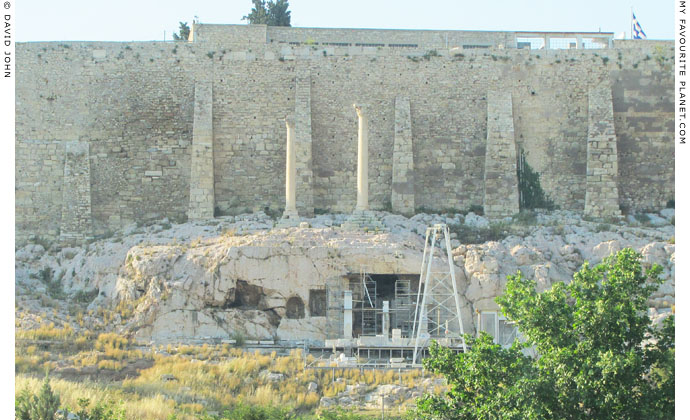 The Choragic Monument of Thrasyllos on the south side of the Acropolis, Athens, Greece at My Favourite Planet