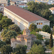 The Stoa of Attalus, in the Ancient Agora, Athens, Greece
