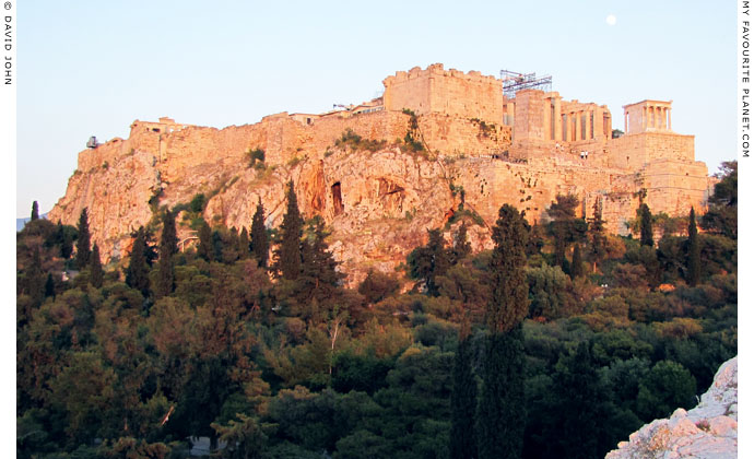 The northwest of the Acropolis from Areios Pagos, Athens, Greece at My Favourite Planet The northwest of the Acropolis from Areios Pagos, Athens, Greece at My Favourite Planet
