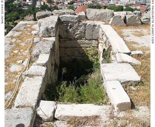 Top of the stairway to the Klepsydra Spring on the Acropolis, Athens, Greece at My Favourite Planet Top of the stairway to the Klepsydra Spring on the Acropolis, Athens, Greece at My Favourite Planet